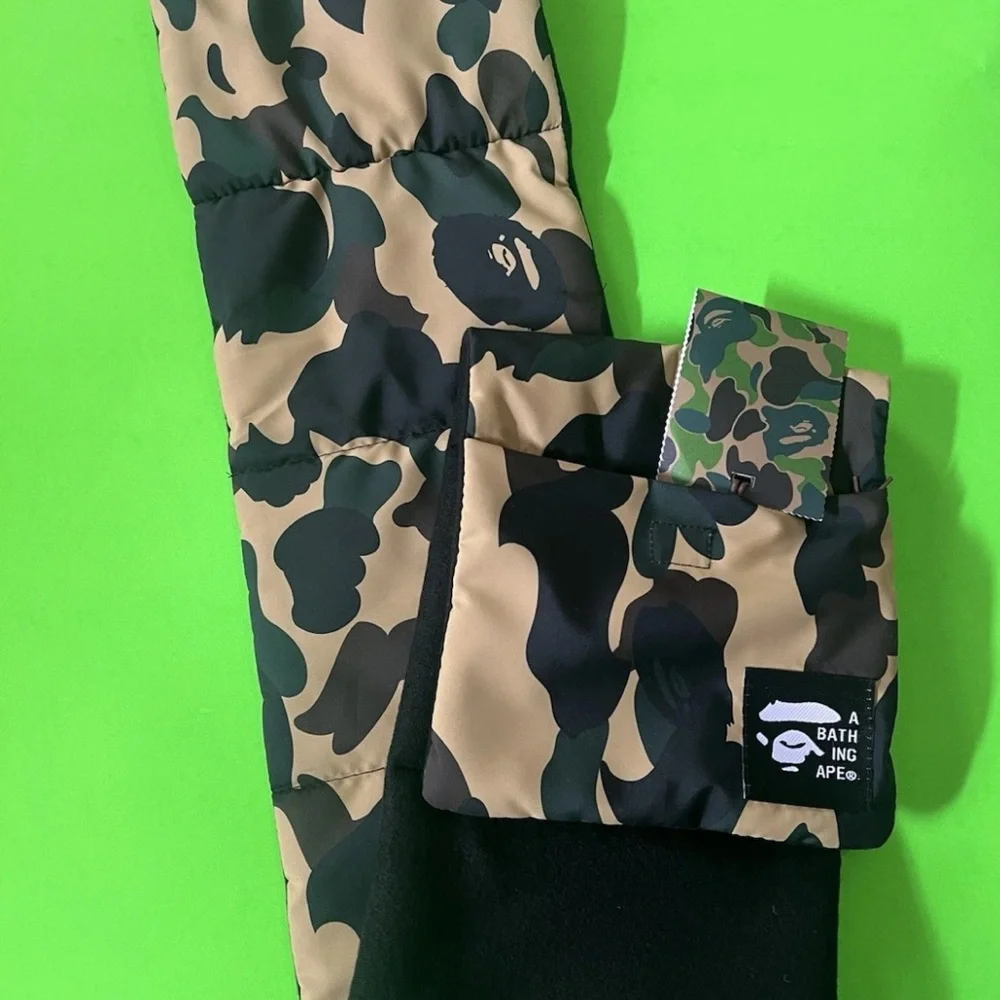 A Bathing Ape BAPE 1St Camo Pocket Fleece Scarf